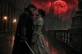 Beneath the Crimson Moon